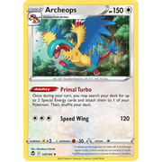 Archeops 147/195 Rare Silver Tempest Pokemon Card Single