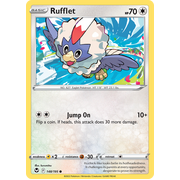 Reverse Holo Rufflet 148/195 Common Silver Tempest Pokemon Card Single