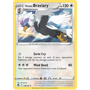Hisuian Braviary 149/195 Rare Silver Tempest Pokemon Card Single