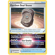 Earthen Seal Stone 154/195 Holo Rare Silver Tempest Pokemon Card Single