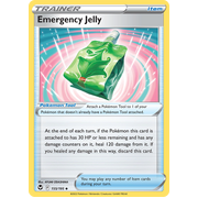 Reverse Holo Emergency Jelly 155/195 Uncommon Silver Tempest Pokemon Card Single