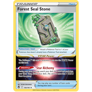 Forest Seal Stone 156/195 Holo Rar24.e Silver Tempest Pokemon Card Single