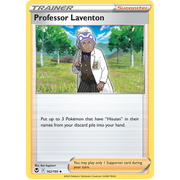 Reverse Holo Professor Laventon 162/195 Uncommon Silver Tempest Pokemon Card Single