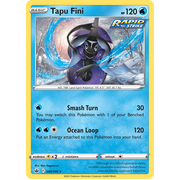 Tapu Fini 040/198 Holo Rare Chilling Reign Reverse Holo