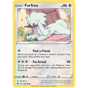 Furfrou 126/198 Common Chilling Reign Reverse Holo