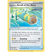 Rapid Strike Scroll of the Skies 151/198 Uncommon Chilling Reign Reverse Holo