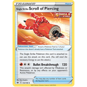 Single Strike Scroll of Piercing 154/198 Uncommon Chilling Reign Reverse Holo