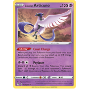 Galarian Articuno 063/203 holo rare evolving skies pokemon card mint pack fresh