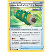 Reverse Holo Rapid Strike Scroll of the Flying Dragon 153/203 Uncommon  Evolving Skies Singles