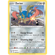 SWSH Rebel Clash   139/192   Zacian   Rare Reverse Holo