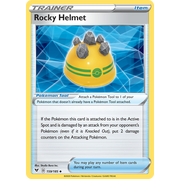 Rocky Helmet 159/185 Uncommon Vivid Voltage Singles Reverse Holo