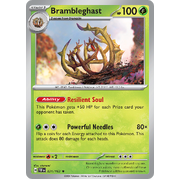 Brambleghast Reverse Holo 021/162 Rare Scarlet & Violet Temporal Forces Near Mint Pokemon Card