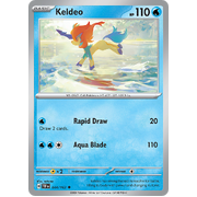 Keldeo Reverse Holo 044/162 Uncommon Scarlet & Violet Temporal Forces Near Mint Pokemon Card