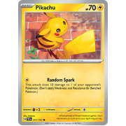 Pikachu Reverse Holo 051/162 Common Scarlet & Violet Temporal Forces Near Mint Pokemon Card