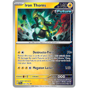 Iron Thorns Reverse Holo 062/162 Rare Scarlet & Violet Temporal Forces Near Mint Pokemon Card