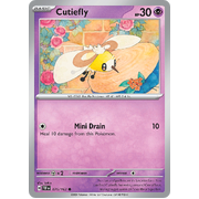 Cutiefly Reverse Holo 075/162 Common Scarlet & Violet Temporal Forces Near Mint Pokemon Card