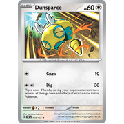 Dunsparce Reverse Holo 128/162 Common Scarlet & Violet Temporal Forces Near Mint Pokemon Card
