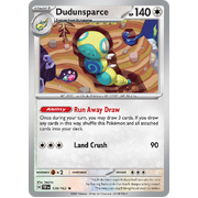 Dudunsparce Reverse Holo 129/162 Rare Scarlet & Violet Temporal Forces Near Mint Pokemon Card