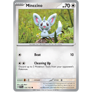 Minccino Reverse Holo 136/162 Common Scarlet & Violet Temporal Forces Near Mint Pokemon Card