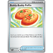 Buddy-Buddy Poffin Reverse Holo 144/162 Uncommon Scarlet & Violet Temporal Forces Near Mint Pokemon Card