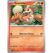 Reverse Holo Growlithe 030/198 Common Scarlet & Violet Pokemon Card