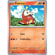 Reverse Holo Fuecoco 036/198 Common Scarlet & Violet Pokemon Card
