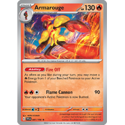 Reverse Holo Armarouge 041/198 Rare Scarlet & Violet Pokemon Card