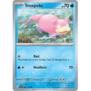 Reverse Holo Slowpoke 042/198 Common Scarlet & Violet Pokemon Card