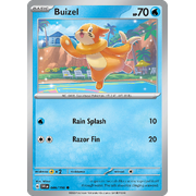 Reverse Holo Buizel 046/198 Common Scarlet & Violet Pokemon Card