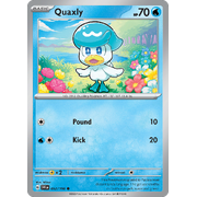 Reverse Holo Quaxly 052/198 Common Scarlet & Violet Pokemon Card