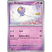 Reverse Holo Drifloon 089/198 Common Scarlet & Violet Pokemon Card