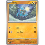 Reverse Holo Riolu 112/198 Common Scarlet & Violet Pokemon Card