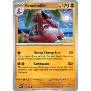 Reverse Holo Krookodile 117/198 Uncommon Scarlet & Violet Pokemon Card