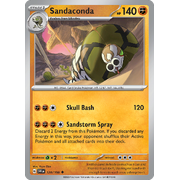 Reverse Holo Sandaconda 120/198 Uncommon Scarlet & Violet Pokemon Card
