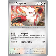 Reverse Holo Zangoose 147/198 Uncommon Scarlet & Violet Pokemon Card