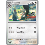 Reverse Holo Staravia 149/198 Common Scarlet & Violet Pokemon Card