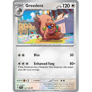 Reverse Holo Greedent 152/198 Uncommon Scarlet & Violet Pokemon Card