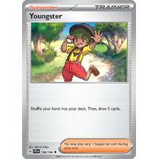 Reverse Holo Youngster 198/198 Uncommon Scarlet & Violet Pokemon Card
