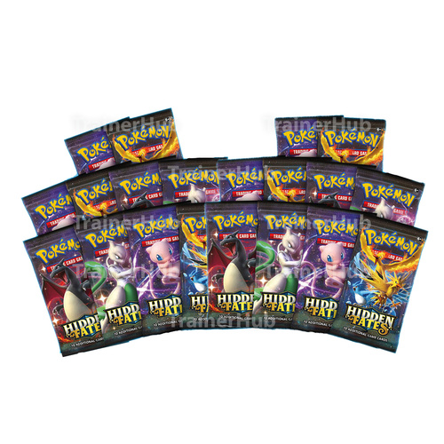 Hidden Fates Booster Packs [Number of Packs: 3]