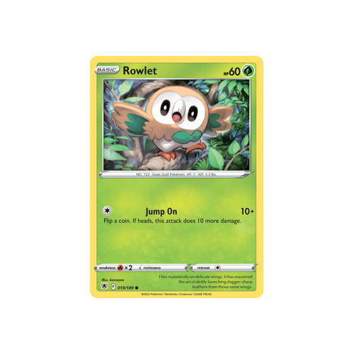 Rowlet Common 019/189 Astral Radiance