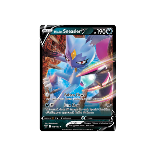 Hisuian Sneasler V Ultra Rare 094/189 Astral Radiance