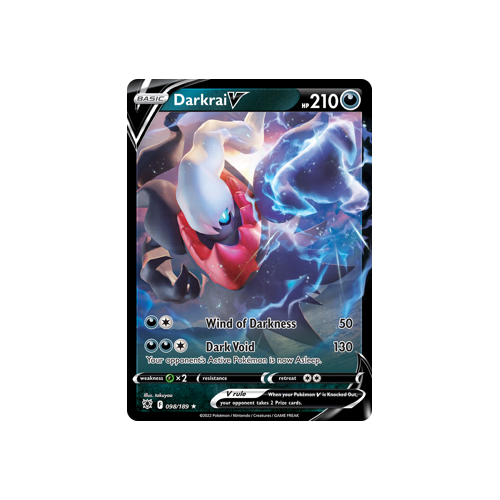 Darkrai V Ultra Rare 098/189 Astral Radiance