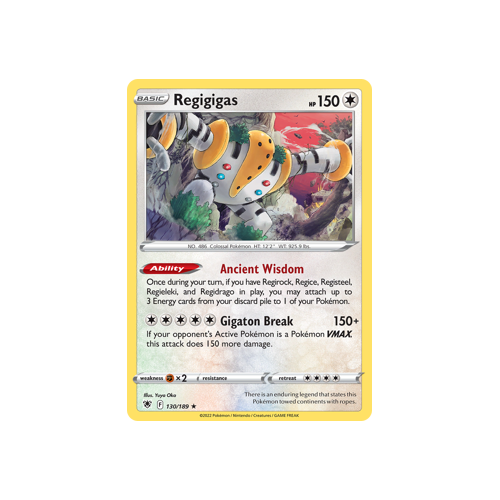 Regigigas Holo Rare 130/189 Astral Radiance