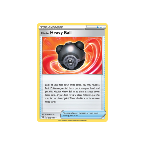 Hisuian Heavy Ball Uncommon 146/189 Astral Radiance