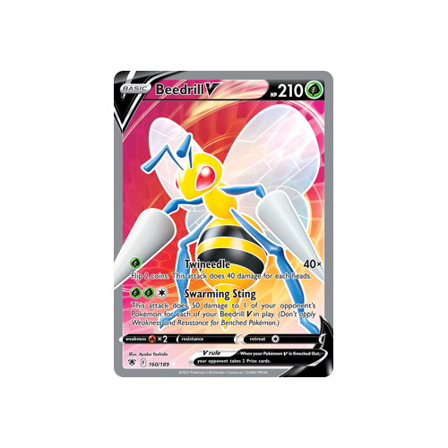 Beedrill V (Full Art) Ultra Rare 160/189 Astral Radiance