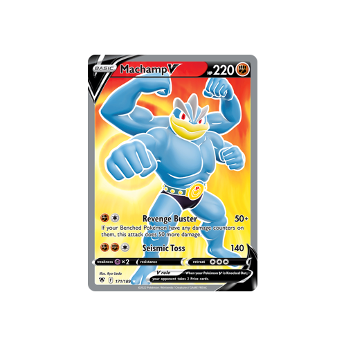 Machamp V (Full Art) Ultra Rare 171/189 Astral Radiance