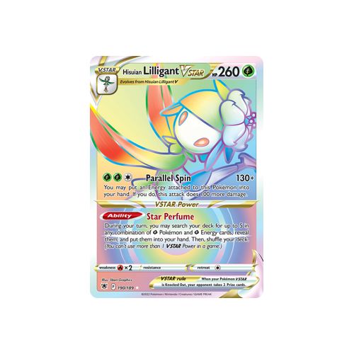 Hisuian Lilligant VSTAR (Secret) Ultra Rare 190/189 Astral Radiance