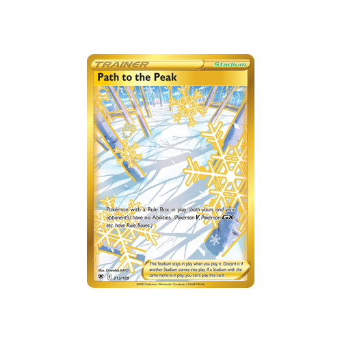 Path to the Peak (Secret) Ultra Rare 213/189 Astral Radiance