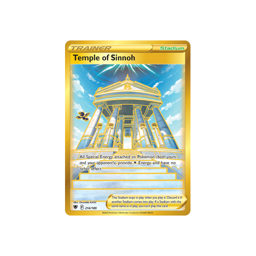 Temple of Sinnoh (Secret) Ultra Rare 214/189 Astral Radiance