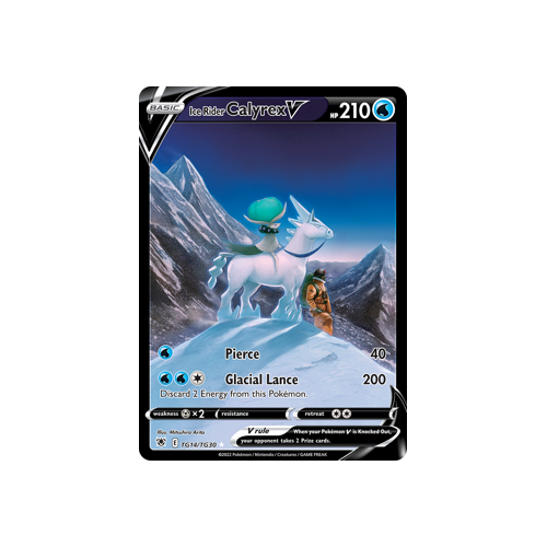 Ice Rider Calyrex V Ultra Rare TG14/TG30 Astral Radiance Trainer Gallery